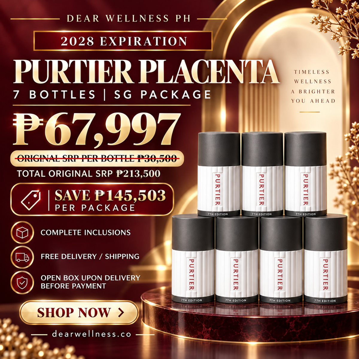 7-Bottle Premium Bundle | Deer Placenta 7th Edition